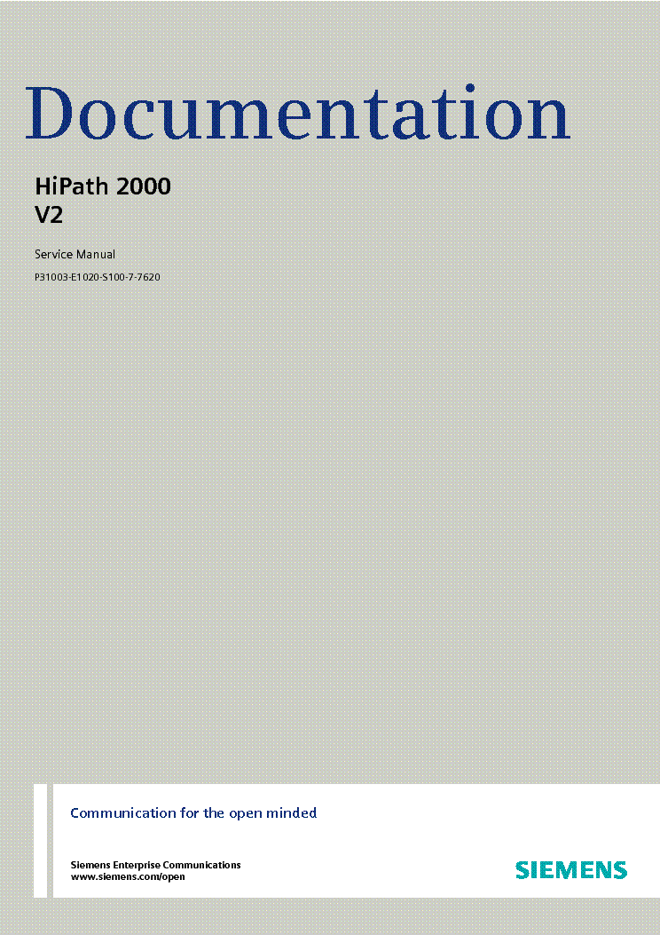 Siemens hipath 3550 programming manual